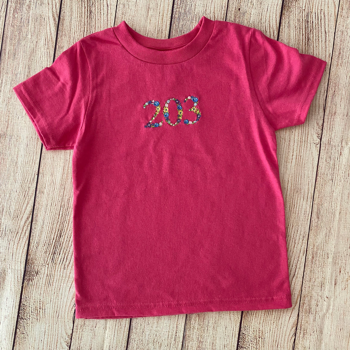 Kids / Infant Toddler Area Code 203 Tee T-Shirt