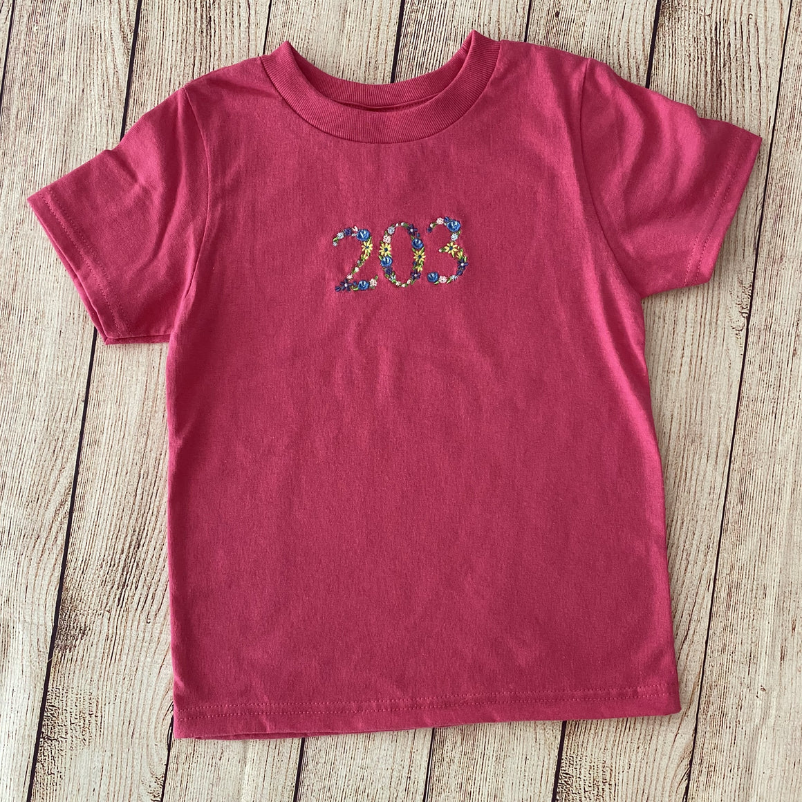 Kids / Infant Toddler Area Code 203 Tee T-Shirt