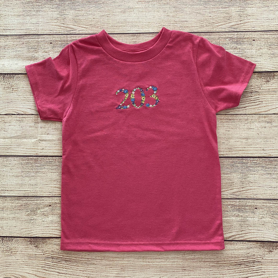 Kids / Infant Toddler Area Code 203 Tee T-Shirt