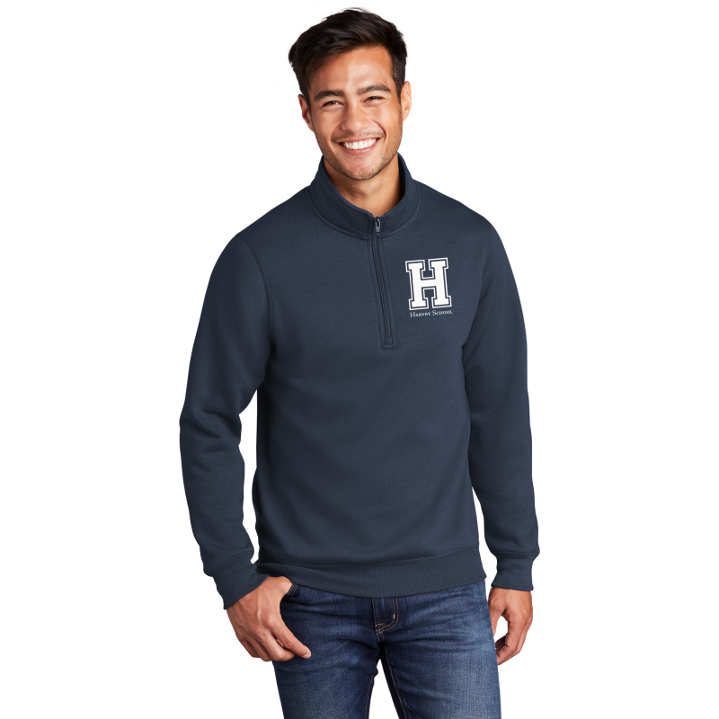 Harvey School 1/4 Zip Pullover Sweatshirt