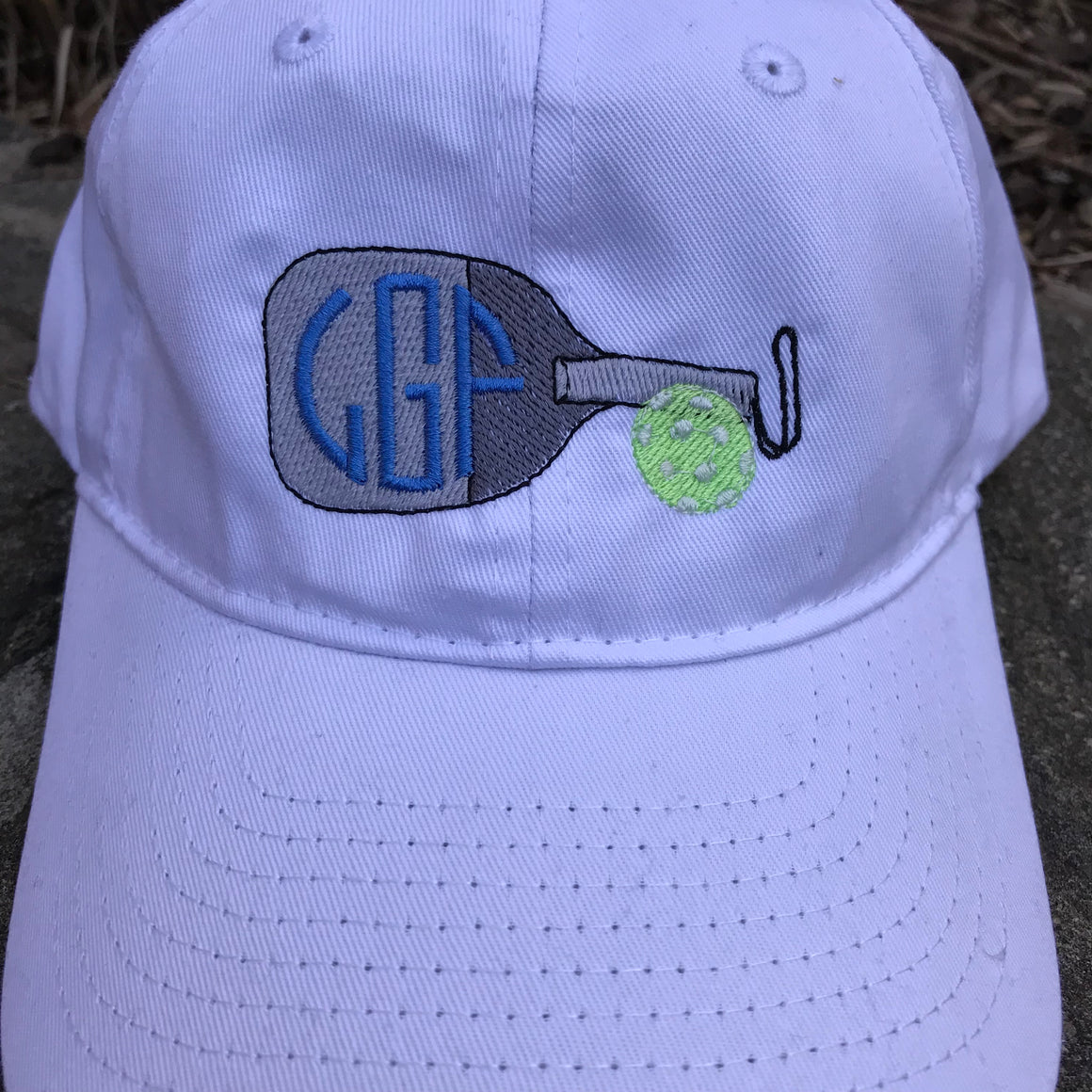 Monogrammed Pickleball Baseball Hat