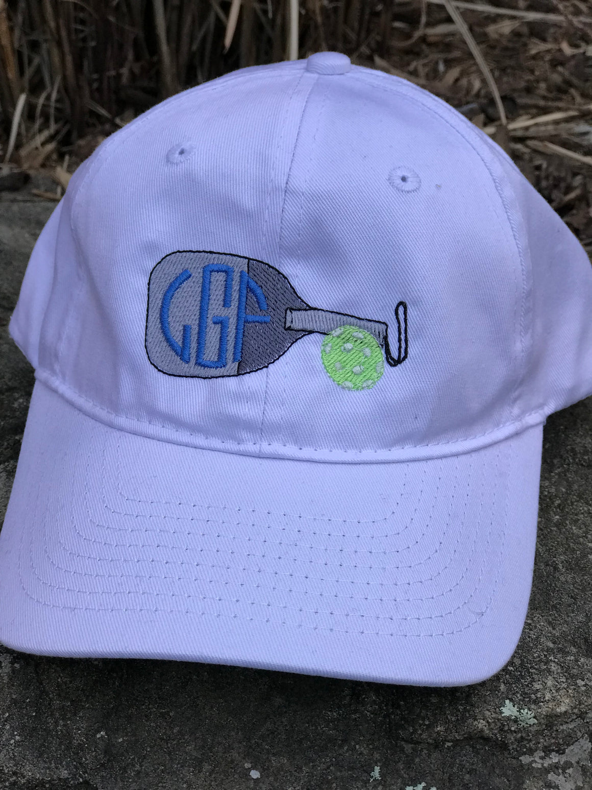 Monogrammed Pickleball Baseball Hat