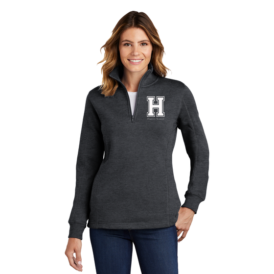 Harvey School Women's 1/4 Zip Sweatshirt
