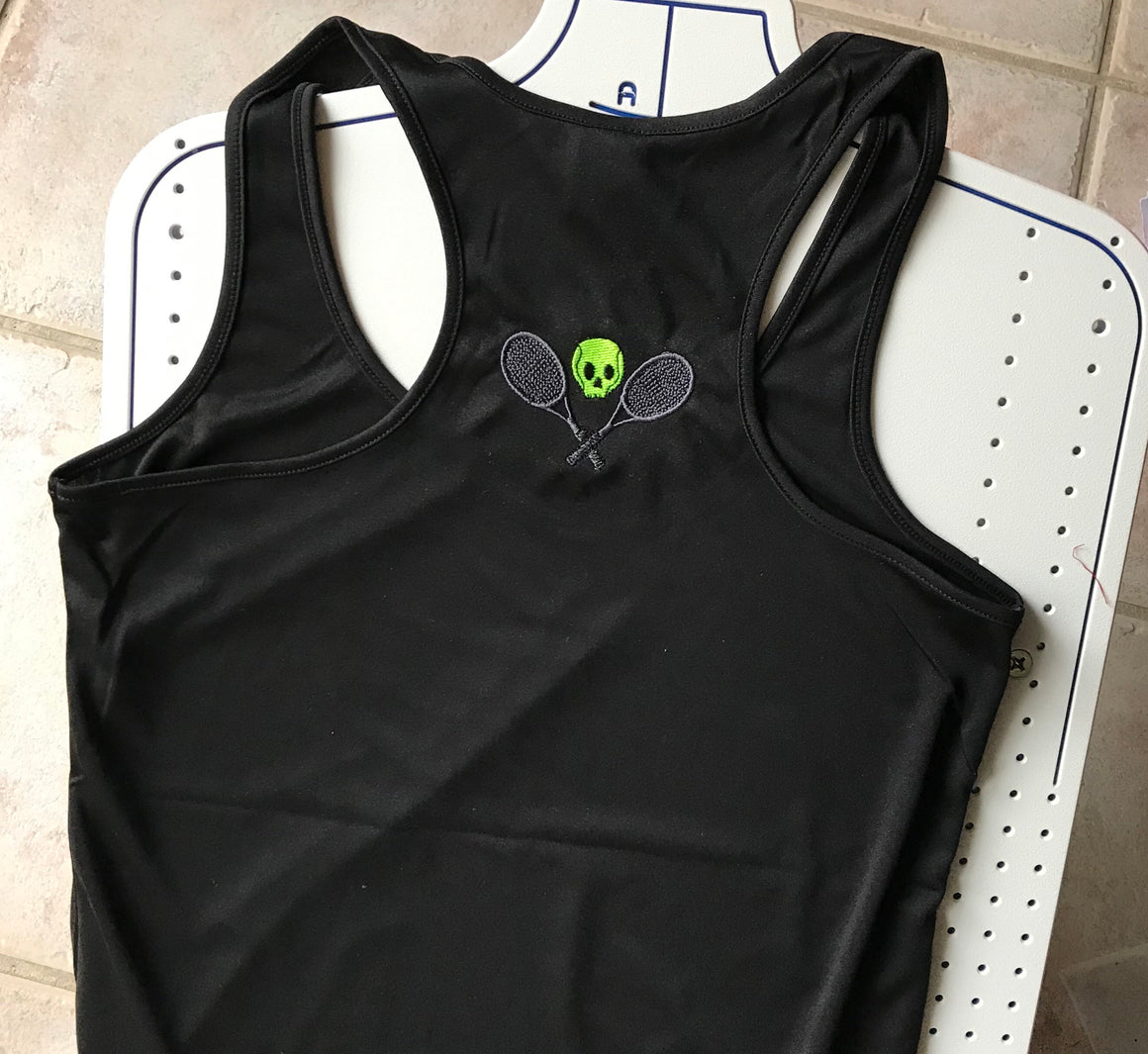 Kick Ass Skull & Crossbones Tennis Shirt Tank