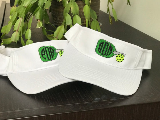 Monogrammed Pickleball Visor