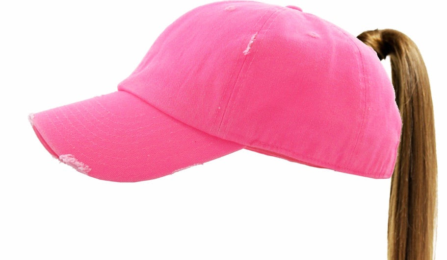 Tennis Ponytail Cap Hat