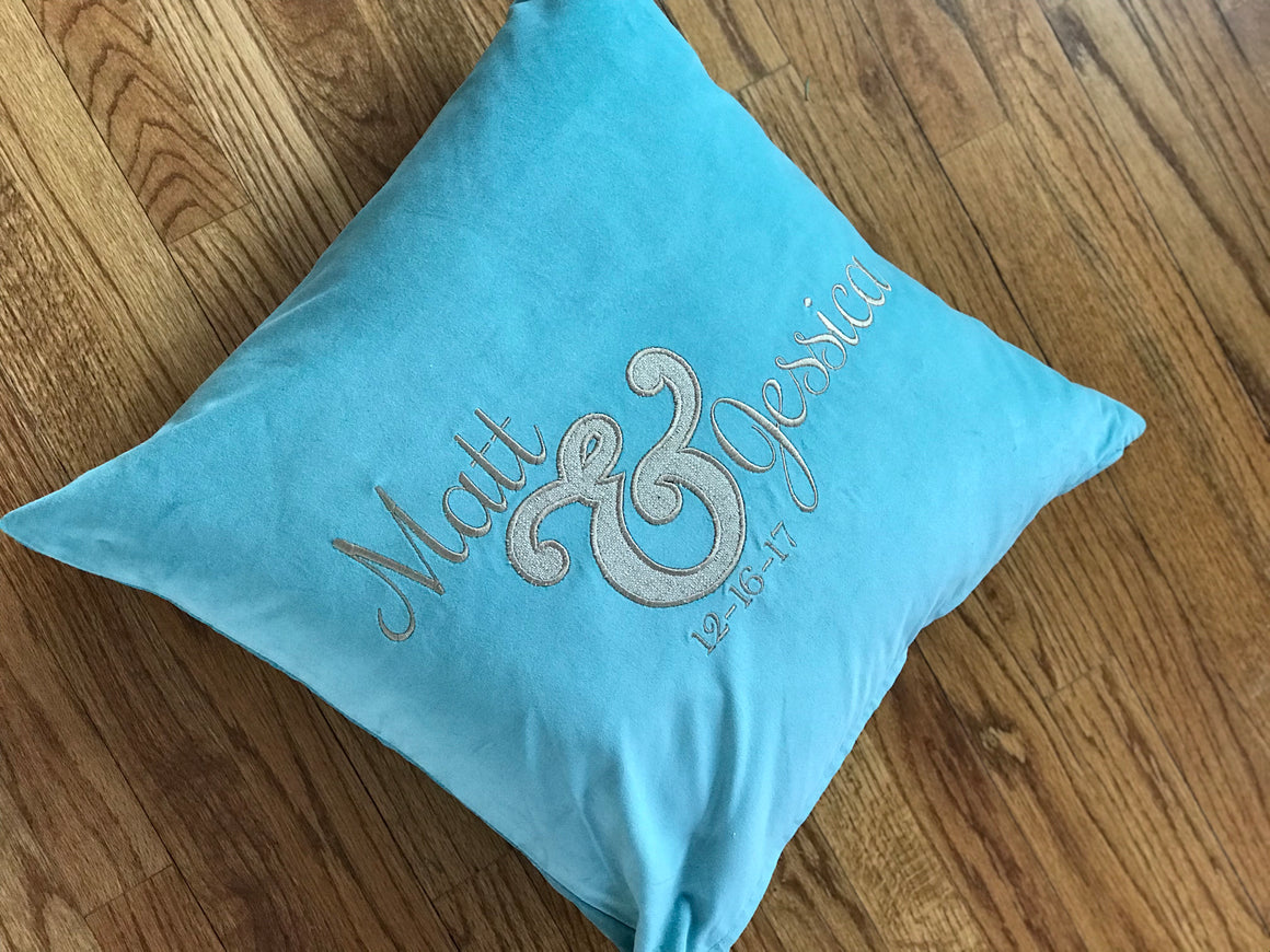 Wedding Anniversary Pillows