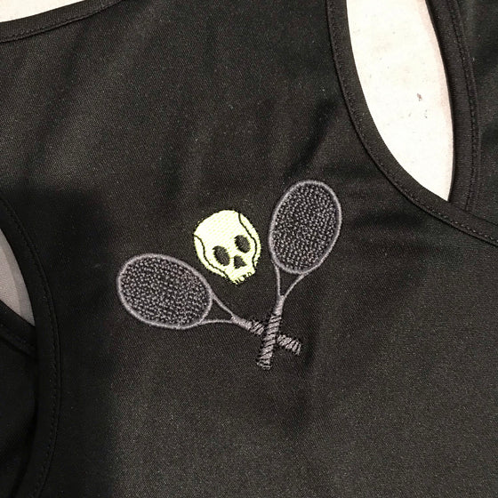 Kick Ass Skull & Crossbones Tennis Shirt Tank