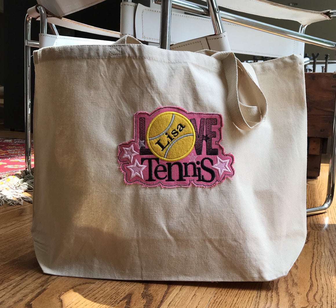 Tennis Shopping Tote Bag