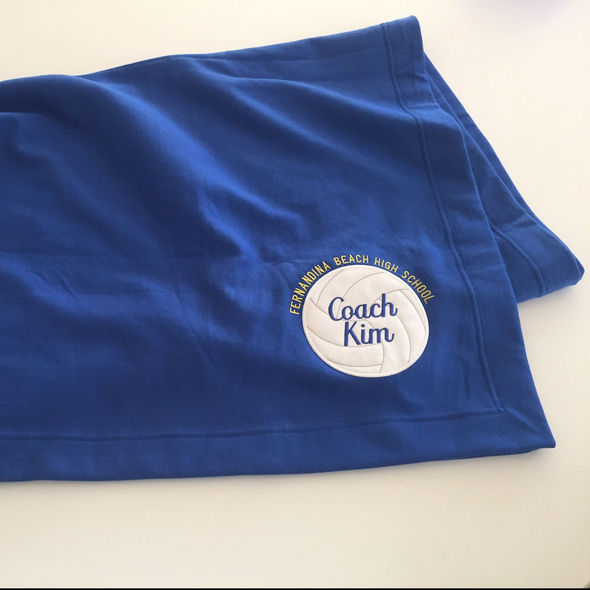 Volleyball Sweatshirt Fleece Stadium Blanket
