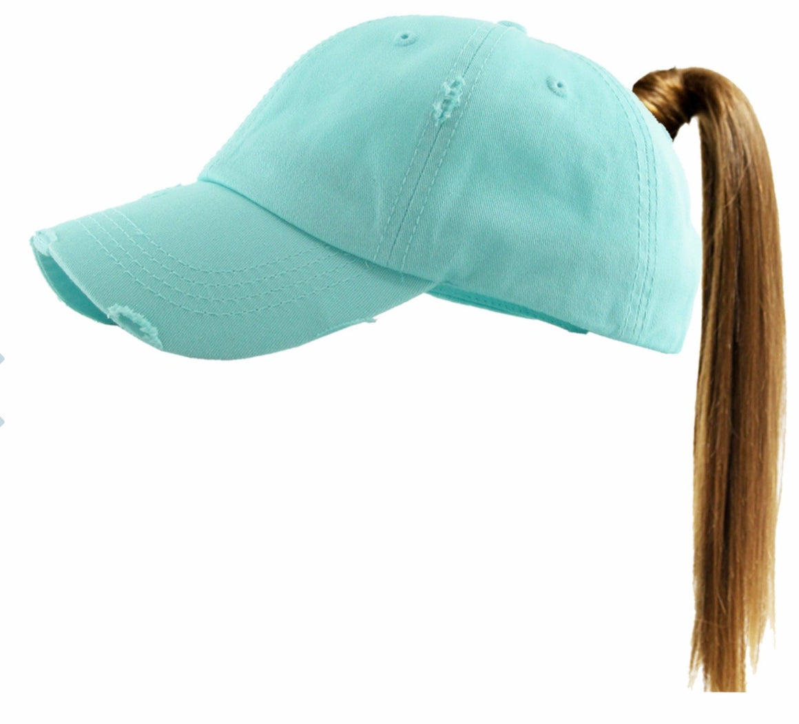 Tennis Ponytail Cap Hat